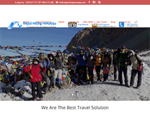 Tablet Screenshot of nepalhikinghimalaya.com